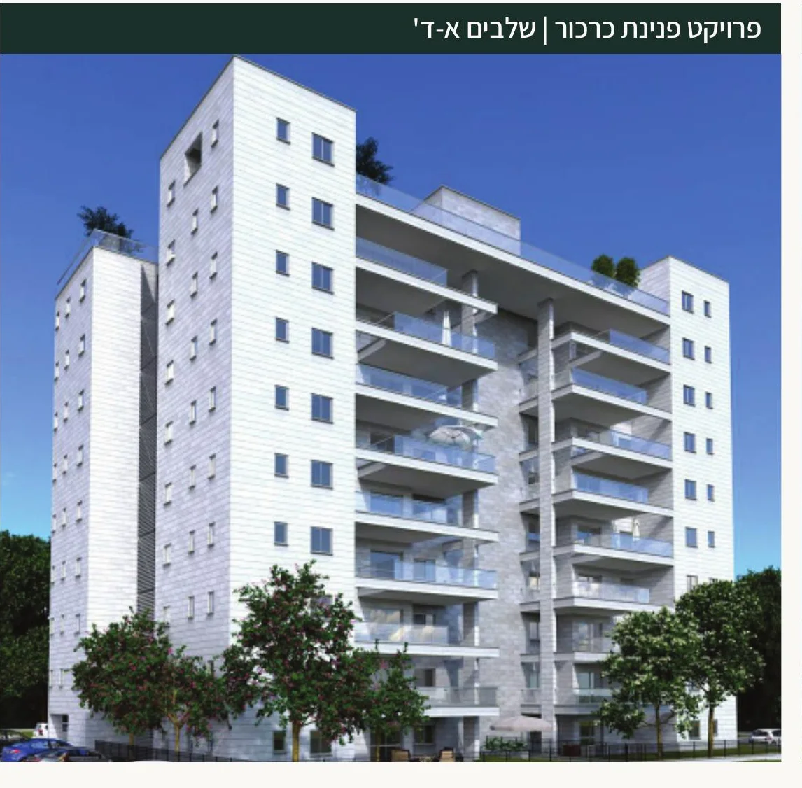 פרויקט פנינת כרכור · שלבים א-ד'